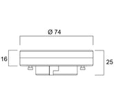 Sijalka Sylvania LED GX53 5W 470lm 3000K